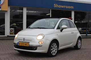 Fiat 500C Cabrio 1.2 C Lounge | Wit metallic | Airco | 4-Cilinder |